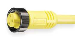 BRAD HARRISON 103000A01F200 CORDSET 3 PIN RECEPTACLE FEMALE