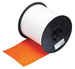 BRADY SPC ABSORBENTS 113200 LABEL TAPE CARTRIDGE,ORANGE,4 IN. W