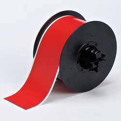 BRADY SPC ABSORBENTS B30C-2250-569-RD LOW-HALIDE PIPE TAPE,RED,100 FT. L