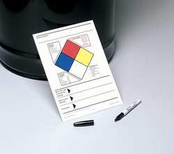 BRADY SPC ABSORBENTS 121075 NFR LABEL 5-7/8 IN H 4 IN W PK 100