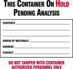 BRADY SPC ABSORBENTS 121140 DOT HANDLING LABEL,WASTE,6" W,PK100