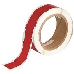 BRADY SPC ABSORBENTS 121413 FLOOR TAPE,RED,1 INX1 IN,L,PK750