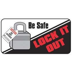 BRADY SPC ABSORBENTS 17741LS REMINDER LABEL 2 IN H 4 IN W PK25