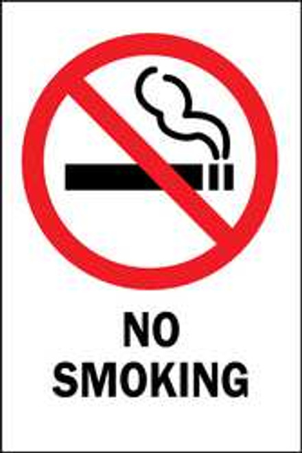 BRADY SPC ABSORBENTS 25119 B401 7H X10W RED/BLK/WHT NO SMOKING