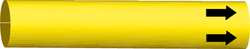 BRADY SPC ABSORBENTS 4010-B D2985 PIPE MARKER (BLANK) YEL 1-1/2 TO2-