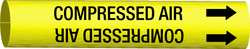 BRADY SPC ABSORBENTS 4032-A D2999 PIPE MARKER COMPRESSED AIR 3/4TO1-