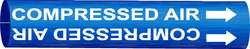 BRADY SPC ABSORBENTS 4034-F D3185 PIPE MARKR COMPRESSED AIR BL 6TO7-