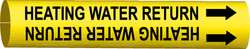 BRADY SPC ABSORBENTS 4072-H D3289 PIPE MRKR HEATING WATER RETURN 10T
