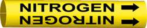 BRADY SPC ABSORBENTS 4098-F D3207 PIPE MARKER NITROGEN YEL 6 TO 7-7/ BRADY SPC ABSORBENTS 4098-F D3207 PIPE MARKER NITROGEN YEL 6 TO 7-7/
