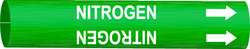 BRADY SPC ABSORBENTS 4099-F D3207 PIPE MARKER NITROGEN GREEN 6 TO 7-