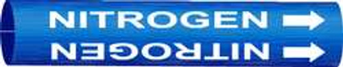 BRADY SPC ABSORBENTS 4100-A D3022 PIPE MARKER NITROGEN BLUE 3/4 TO1- BRADY SPC ABSORBENTS 4100-A D3022 PIPE MARKER NITROGEN BLUE 3/4 TO1-