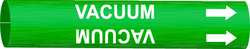 BRADY SPC ABSORBENTS 4147-A D3762 PIPE MARKER VACUUM GREEN 3/4 TO 1-
