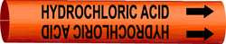 BRADY SPC ABSORBENTS 4339-A D3017 PIPE MRKR HYDROCHLORIC ACID 3/4TO1