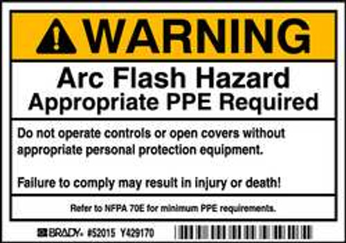 BRADY SPC ABSORBENTS 52015 LABEL,3 1/2 INX5 IN,POLYESTER,PK100