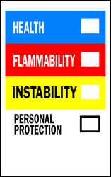 BRADY SPC ABSORBENTS 58268 HMIG LABEL 2 IN H 1-1/4 IN W PK 500