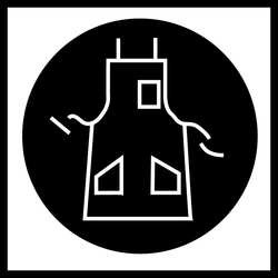 BRADY SPC ABSORBENTS 58535 RTK PICTOGRAM LABEL 3/4 IN H PK36