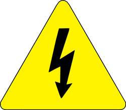 BRADY SPC ABSORBENTS 60213 WARNING LABEL 4 IN H 4 IN W PK10