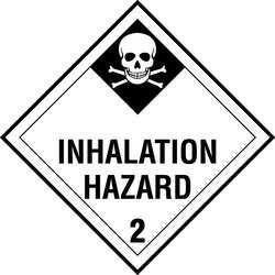 BRADY SPC ABSORBENTS 63439 VEHICLE PLACARD INHALATION HAZARD