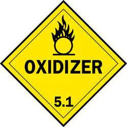 BRADY SPC ABSORBENTS 63449 VEHICLE PLACARD OXIDIZER 5.1