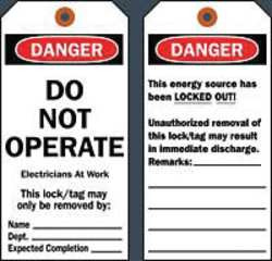 BRADY SPC ABSORBENTS 66322 CONFINED SP PRE-ENTRY CHECKLIST TAG PK25