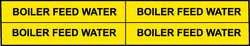 BRADY SPC ABSORBENTS 7033-4 D3386 PIPE MRKR BOILER FEED WATER 3/4TO2