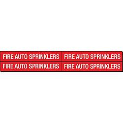 BRADY SPC ABSORBENTS 7107-4 PIPE MRKR FIRE AUTOSPRINKLERS 3/4TO2-3/8