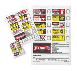 BRADY SPC ABSORBENTS 715LS SECONDARY LABEL 6 IN W PK 100