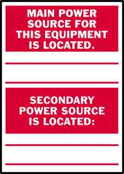 BRADY SPC ABSORBENTS 86240 MACHINE/EQUIPMENT LABEL ENGLISH PK5