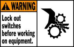 BRADY SPC ABSORBENTS 86878 MACHINE/EQUIPMENT LABEL INSTRUCTION PK5