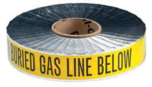 BRADY SPC ABSORBENTS 91600 DETCTBL UNDERGROUND TAPE YLLW/BLK 1000FT