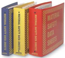 BRADY SPC ABSORBENTS BR754R BINDER,ENGLISH,POLYETHYLENE,3-3/16 IN. D