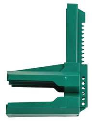 BRADY SPC ABSORBENTS BS08A-GN BALL VALVE LOCKOUT FITS PIPE SZ 2 TO 8