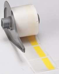 BRADY SPC ABSORBENTS M71-32-427-YL CARTRIDGE LABEL,1-1/2 IN. W,VINYL