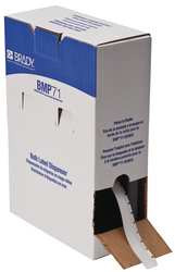 BRADY SPC ABSORBENTS M71C-475-422 LABEL CARTRIDGE,WHITE,POLYESTER
