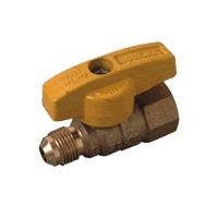 BRASS CRAFT PSSL-12 VALVE GAS STRAIGHT 3/8ODX1/2