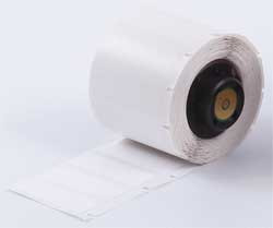 BRADY SPC ABSORBENTS PTL-29-483 LABEL,WHITE,POLYESTER,1-1/2 IN. W