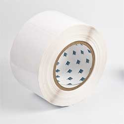 BRADY SPC ABSORBENTS THT-19-483-1 LABEL,WHITE,3 IN. W,POLYESTER