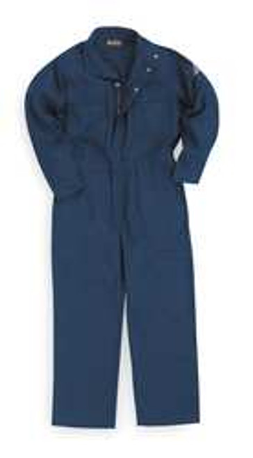 BULWARK CNB2NV  RG/40 D1285 FLAME-RESISTANT COVERALL NAVY M HR