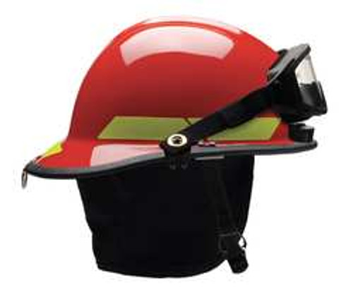 BULLARD PXSRDTLGIZ2 FIRE HELMET RED THERMOPLASTIC