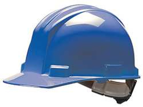 BULLARD S51RKB HARD HAT FRTBRIM SLOTTED 4RTCHT BLUE