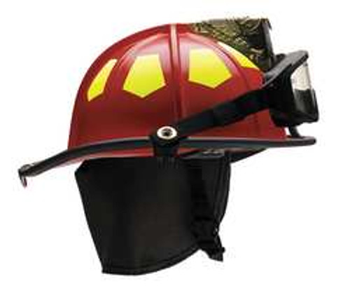 BULLARD UM6RDGIZ2 FIRE HELMET RED FIBERGLASS