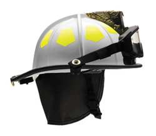 BULLARD UM6WH6LGIZ2 FIRE HELMET WHITE FIBERGLASS