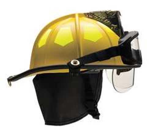 BULLARD UM6YLBRK2 FIRE HELMET YELLOW FIBERGLASS