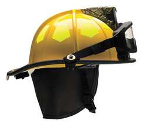 BULLARD US6YL6LGIZ2 FIRE HELMET YELLOW FIBERGLASS