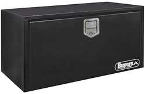 BUYERS PRODUCTS 1702103 BLACK STEEL UNDERBODY TRUCK BOX WITH PAD