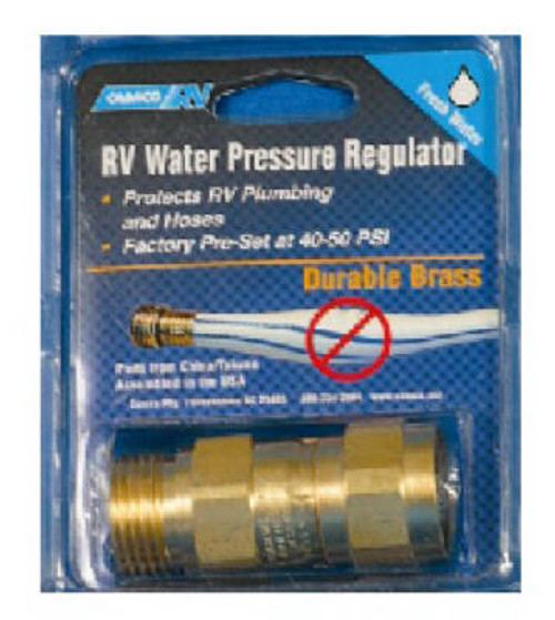 CAMCO MFG INC 40055 RV WATER PRESSURE REGULATOR, BRASS