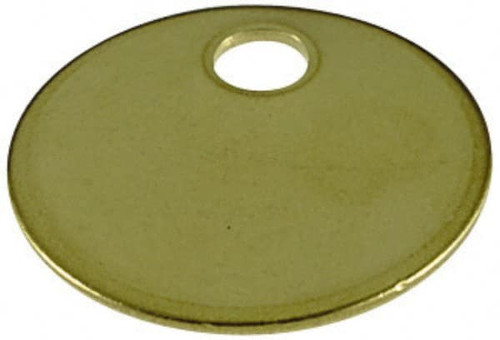 C.H. HANSON 1110S 2" ROUND SS BLANK METALTAG