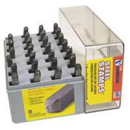 C.H. HANSON 20300 1/4IN LETTER STL STAMP SET/27 