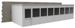 PORTA-KING VK1STL-WCM 12'X32' 3-WALL H7597 MDLR IN-PLNT OFFICE 3-WALL 12FT.DX