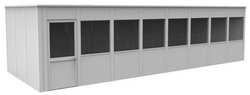 PORTA-KING VK1DW-WCM 12'X32' 4-WALL H7596 MDLR IN-PLNT OFFICE 4-WALL 12FT.DX